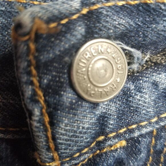 Vtg Polo Ralph Lauren Authenic Dungarees Men's Jeans Sz 34X34 - Picture 6 of 9